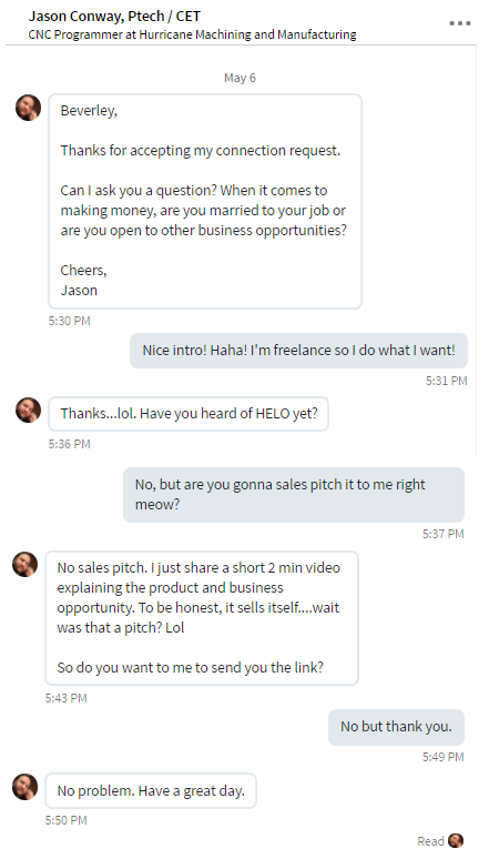 how not to connect on linkedin
