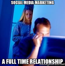 social media is like marriage