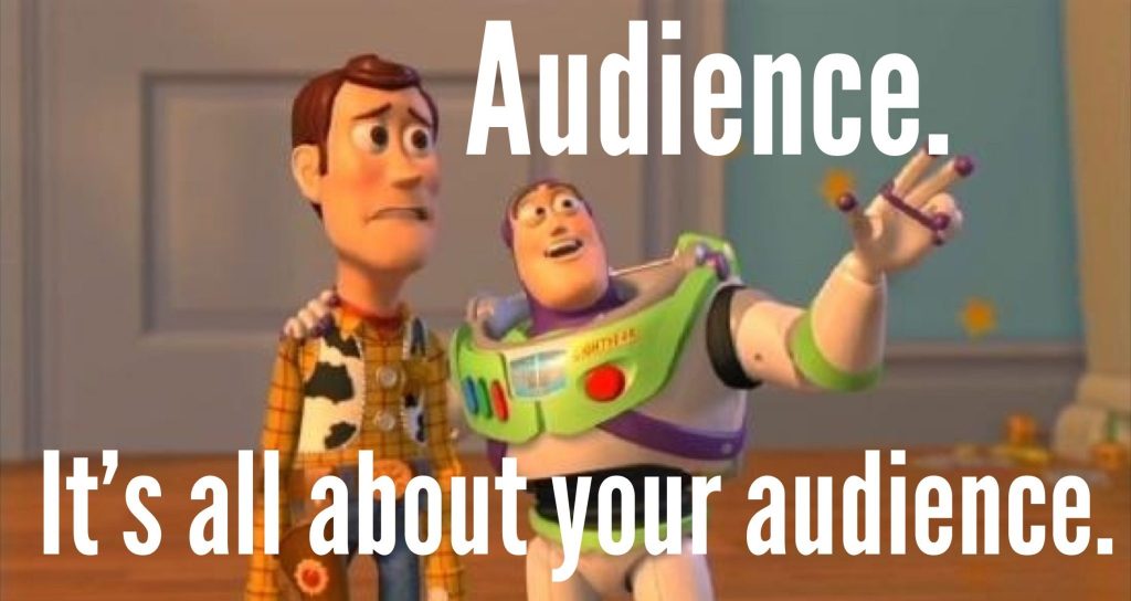 target audience on social media